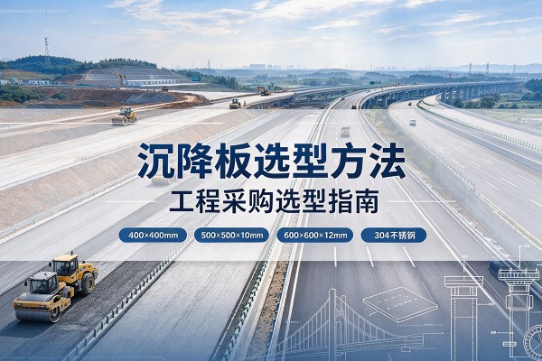 玉州沉降板选择方法