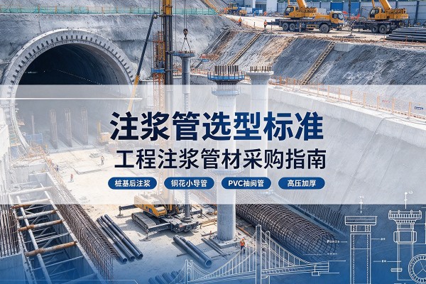 玉州注浆管选型标准