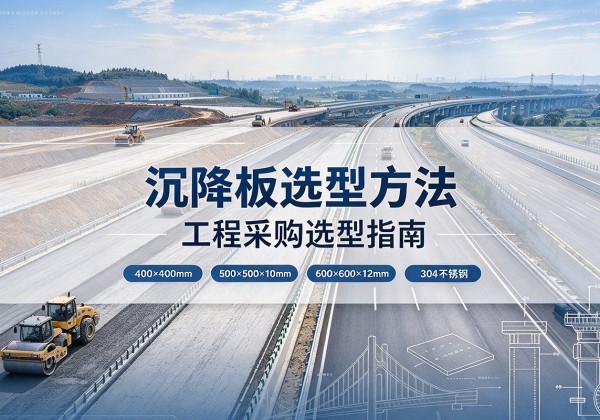 玉州沉降板选择方法
